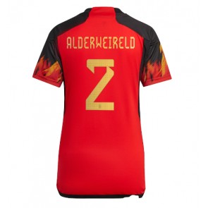 Belgien Toby Alderweireld #2 Hjemmebanetrøje Dame VM 2022 Kort ærmer